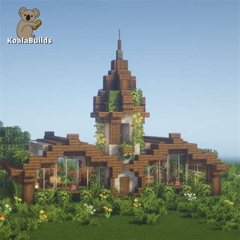 Minecraft Greenhouse For Your Crops Minecraft Architecture Minecraft Designs Cute