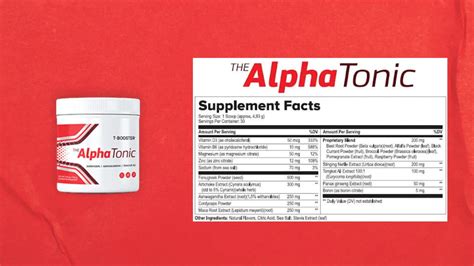 Alpha Tonic Reviews 2024 Can It Boost Low Testosterone Levels