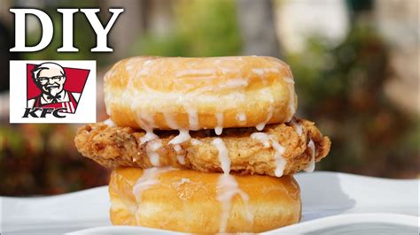 Kfc® Chicken And Donuts Sandwich Diy Recipe Youtube