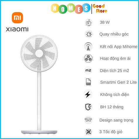 Mua Quạt Tích Điện Quạt Đứng Thông Minh XIAOMI Smartmi Gen 3 Pro