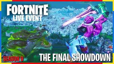 Fortnite Live Event The Final Showdown Season Youtube