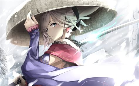 Miyamoto Musashi Kimono Manga Fate Grand Order Katana Saber Type