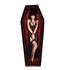 Elvira Coffin Cardboard Cutout