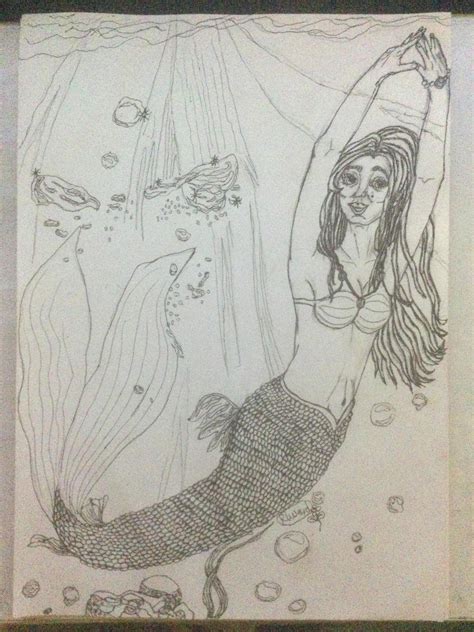 Mermaid Underwater By Rlouward09 On Deviantart