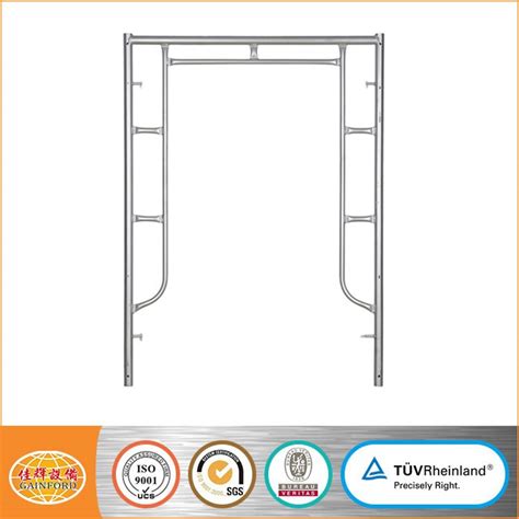 Standard Us Walk Thru Frame Scaffolding Size With Stabilisers And