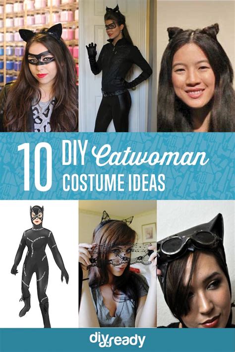 10 DIY Catwoman Costume Ideas DIY Ready