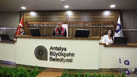 Antalya Büyükşehir Belediye Meclisi yeni dönemin ilk toplantısını yaptı