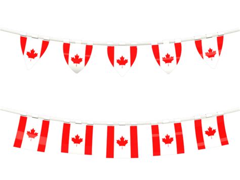 Rows Of Flags Illustration Of Flag Of Canada