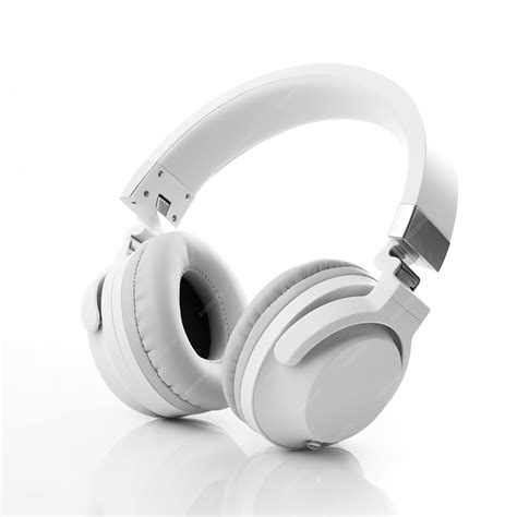 Premium Ai Image Wireless Headphones On White Background Generative Ai