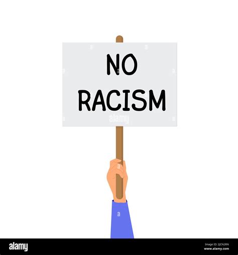 Stop Racism Icon Motivational Poster Against Racism And Discrimination