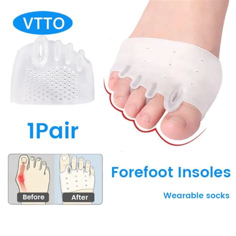 VTTO 1Pair Silicone Bunion Corrector Toe Separator Bunions Toe