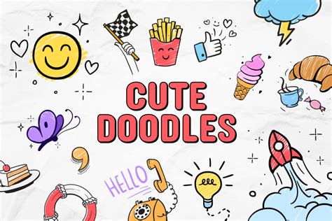 Cute Doodles Bundle Graphicmama