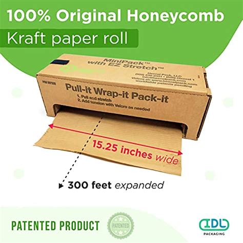 IDL Packaging HexcelWrap Cushioning Kraft Paper 15 25 X 300 In Self