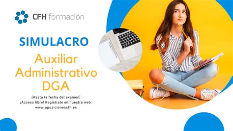 Simulacro De Examen De Auxiliar Administrativo De La DGA El Blog De