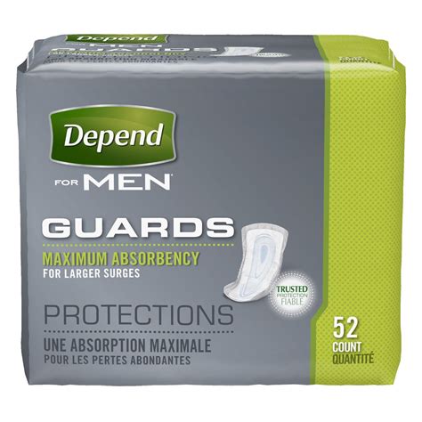 Depend Incontinence Guards Incontinence Pads For Men Bladder Control Pads Maximum Absorbency