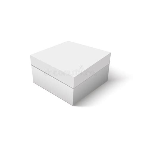 White Cardboard Hexagon Box Packaging Vector Mock Up Template Ready