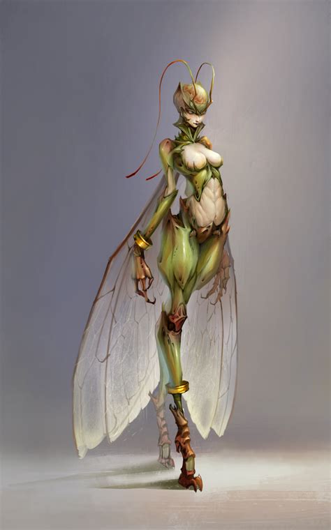 ArtStation - insect;, Jianing Fan | Fantasy character design, Concept ...