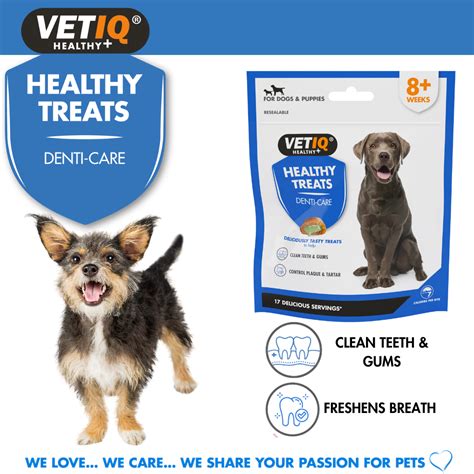 Healthy Treats Denti Care For Dogs And Puppies Vetiq Healthy