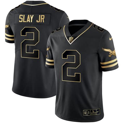 Darius Slay Jr Philadelphia Eagles Throwback Gold Series Black Gold