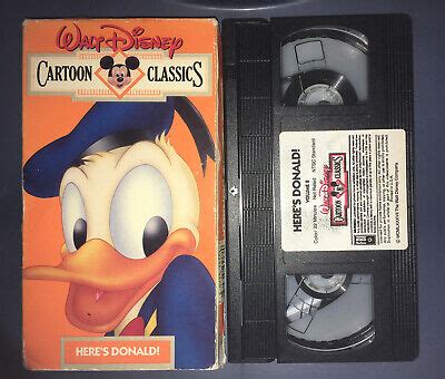 Walt Disney Cartoon Classics V Heres Donald Vhs