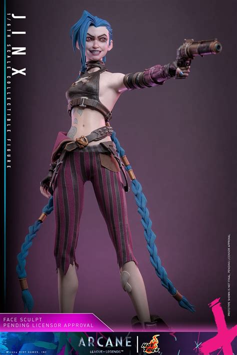 Jinx Hot Toys TMS137 Arcane League Of Legends 1 6 Action Figure