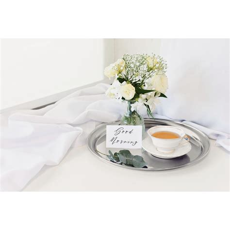 Tramontina Service Round Stainless Steel Tray 45 Cm Tramontina