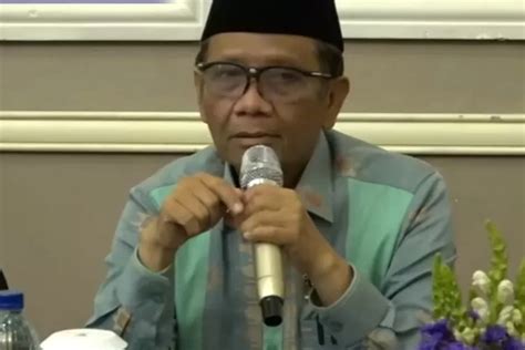 Ikut Geram Soal Penganiayaan David Oleh Mario Dandy Mahfud MD Tegas