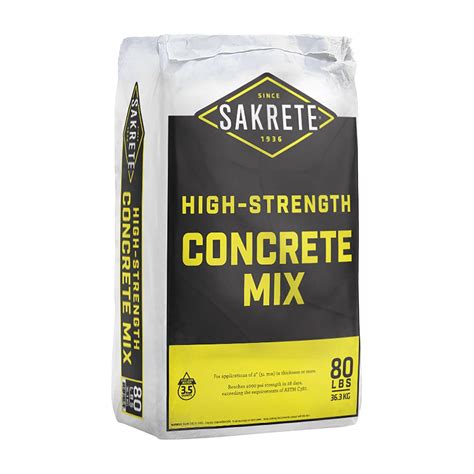 Sakrete Concrete Mix 80 Lb 42 Bagspallet Siteone