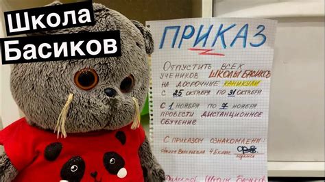 Директор Школы Басиков объявила внеочередные каникулы / Школа Басиков ...