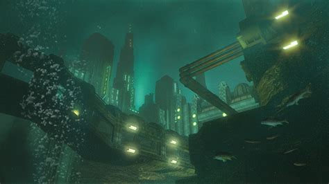 Optical Illusion Creates An Underwater View Of Rapture A City From The