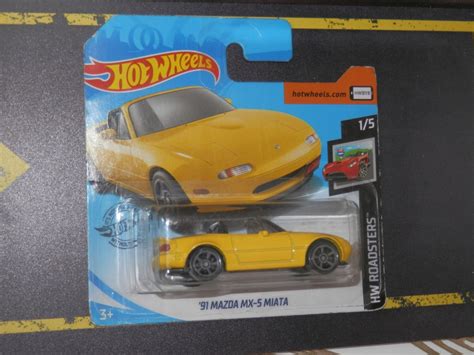 Mazda Mx Miata Seria Hot Wheels Nowy Model Resorak Autko Oficjalne