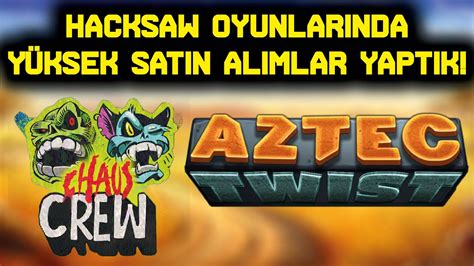 Slot Oyunlari Hacksaw Oyunlarinda Y Ksek Satin Alimlar Yaptik