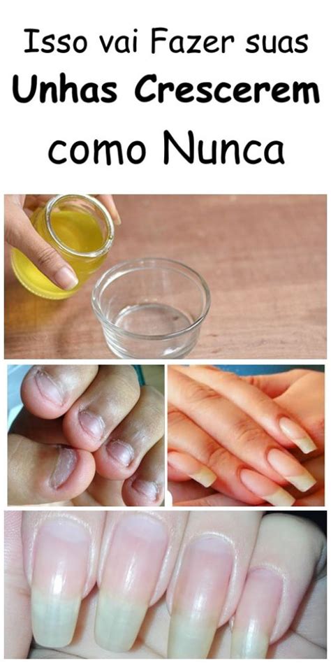 Receita Caseira Para Aumentar O Crescimento Das Unhas Grow Long