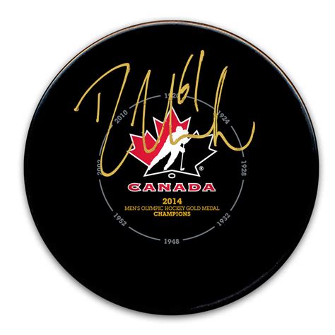 Rick Nash Team Canada 2014 OLYMPICS Autographed Puck NHL Auctions