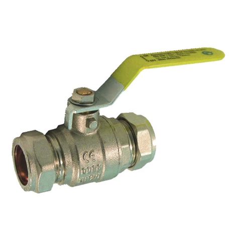 Lever Ball Valves Yellow Handle