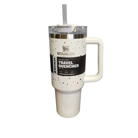 STANLEY 40OZ ADVENTURE Stainless Steel Quencher Tumbler Terrazzo