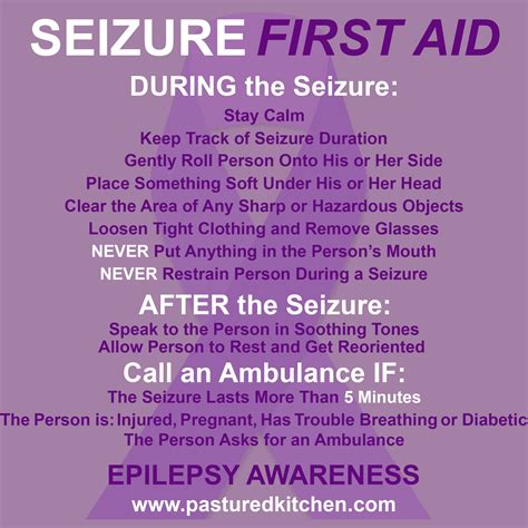 Seizure First Aid