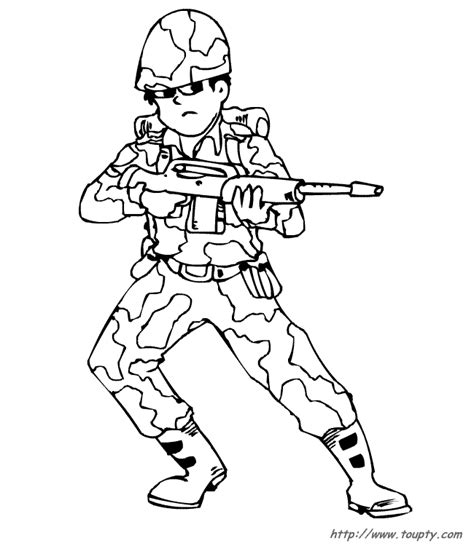 Dessins De Soldats Colorier Coloriages Gratuits