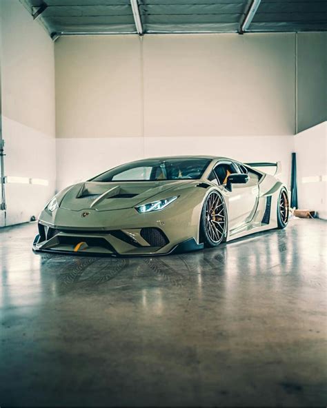 Olive Green Lamborghini Huracan Evo Fully Customized Kit In Warehouse