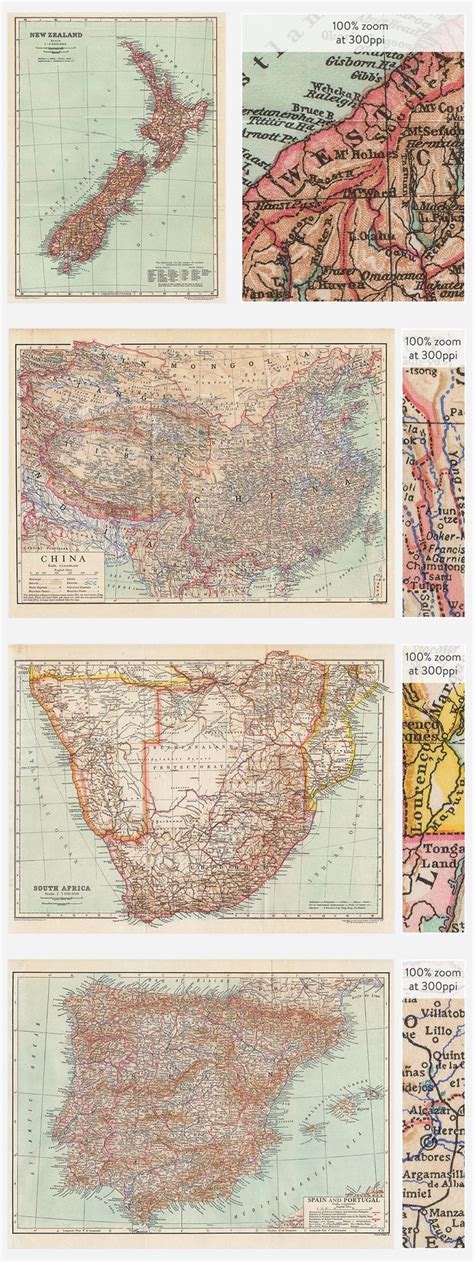 Antique Maps Vol. 2: Classic Antique Maps To Add To Your Collection ...