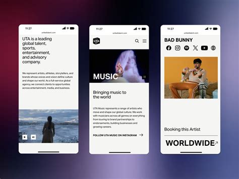 united talent agency awwwards nominee
