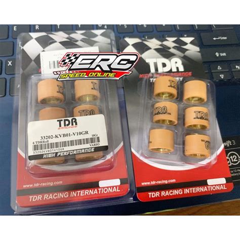 Jual ROLLER TDR VARIO 110 BEAT FI SCOOPY FI UKURAN 7 SAMPAI 12 GRAM