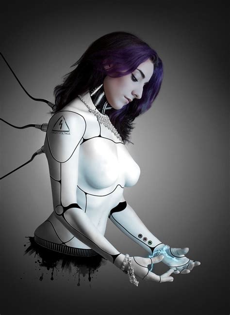 30 Sexy And Futuristic Cyborg Artworks Sci Fi Female Cyborg Cyborg