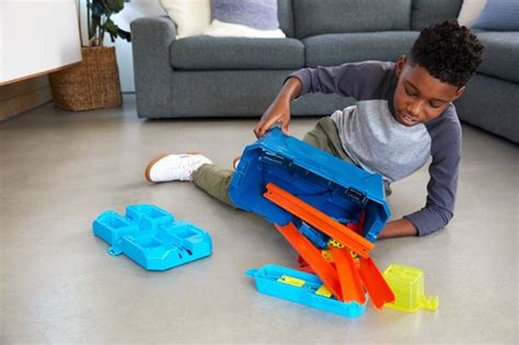 Hot Wheels Track Builder Vergelijk Prijzen Van Crash Stunt Box Speelset