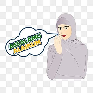 Hijab Clipart Transparent Png Hd Hijab Girl Clipart Assalamu Alaikum