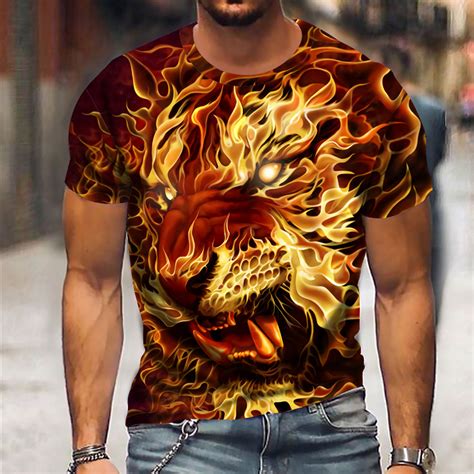 Mens 3d Print T Shirtdesigner