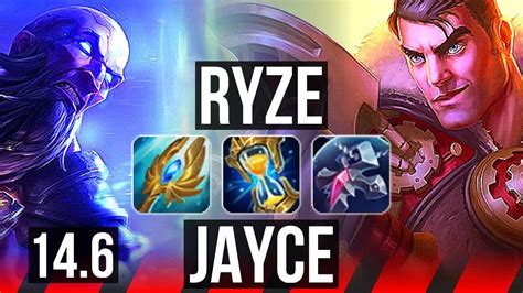 RYZE Vs JAYCE TOP Rank 1 Ryze Comeback Rank 22 KR Challenger