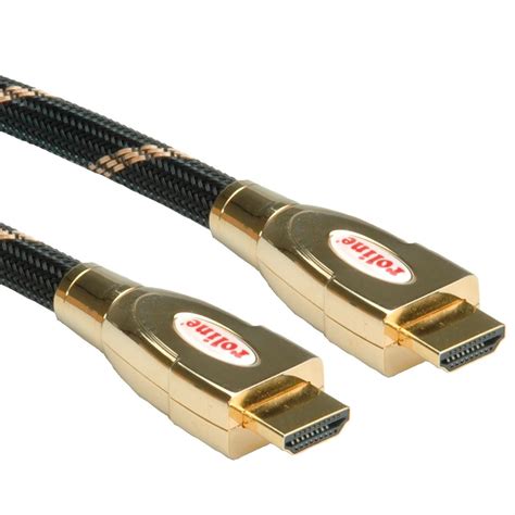 Roline Gold Hdmi Ultra Hd Kabel Mit Ethernet St St Retail Blister