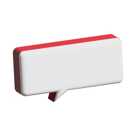 3D Speech bubble transparent background, transparent chat talking ...