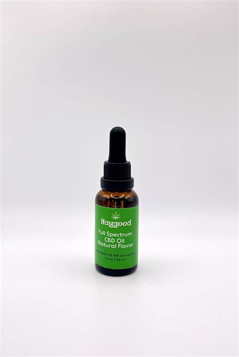 Natural Full Spectrum Cbd Tincture Haygood Market